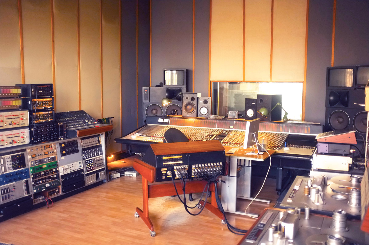 Black Tornado studio control room