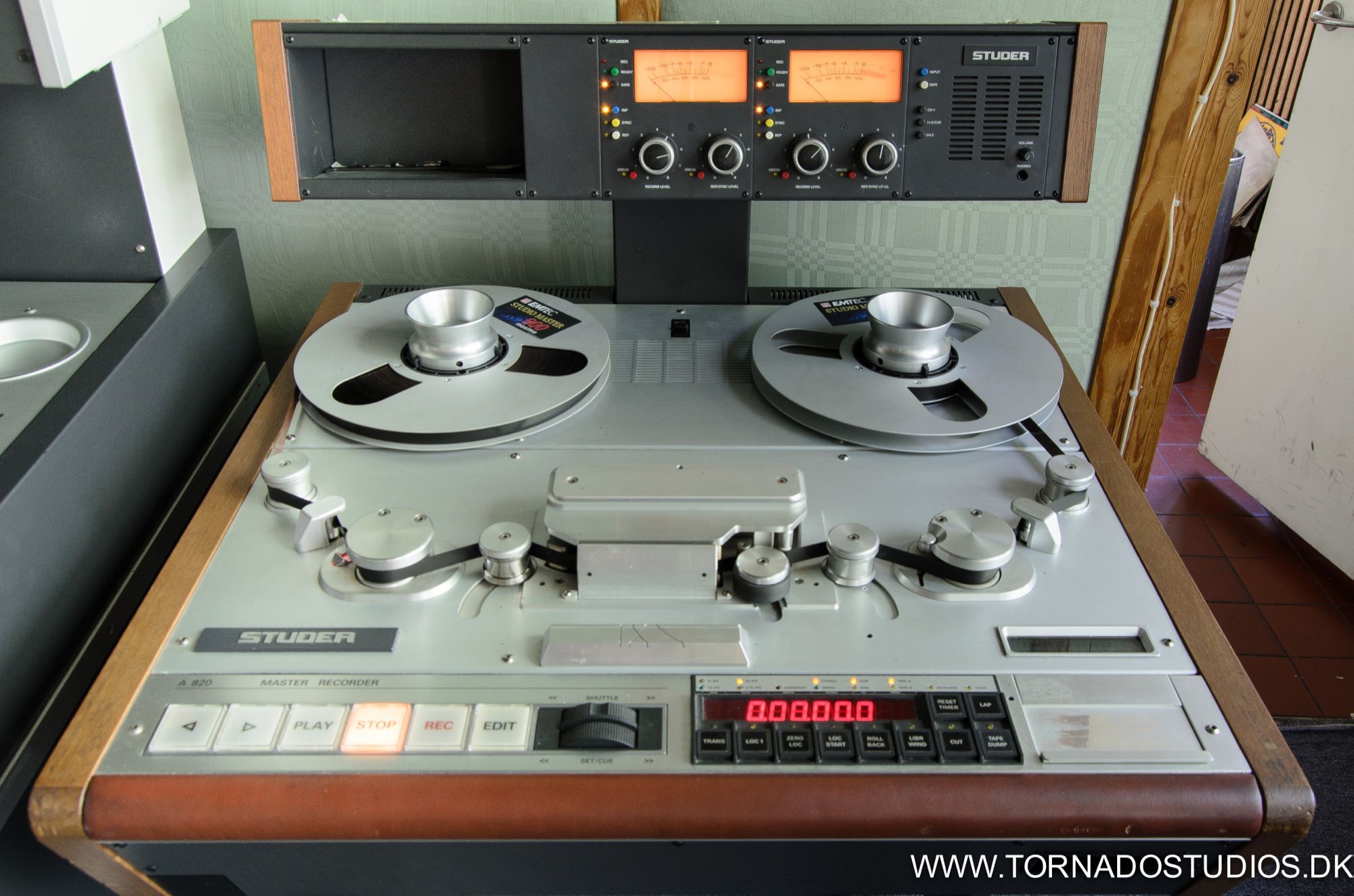 Studer 820 2 track, 1/2 inch analog tape recorder (all speeds)
